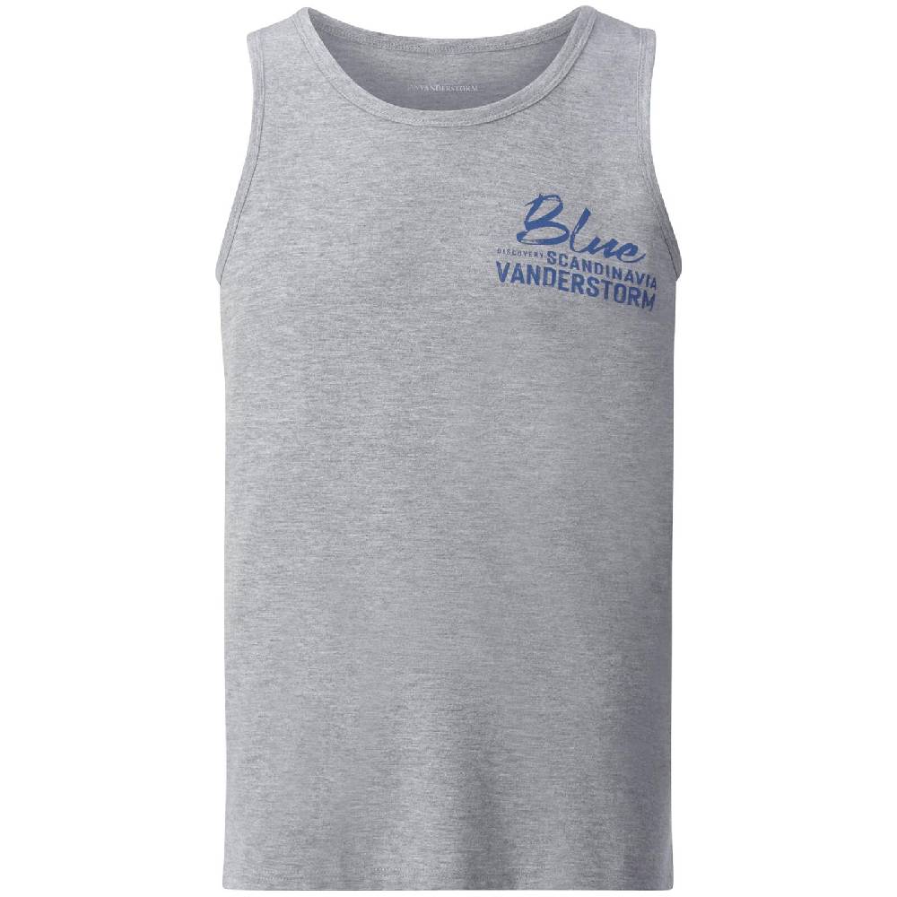 Jan Vanderstorm Tanktop FELTON silbergrau