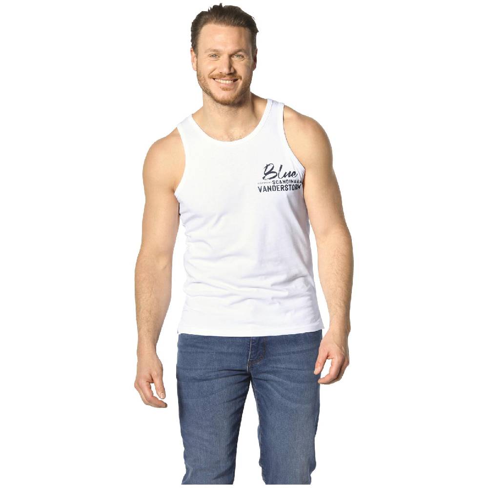 Jan Vanderstorm Tanktop FELTON Weiß