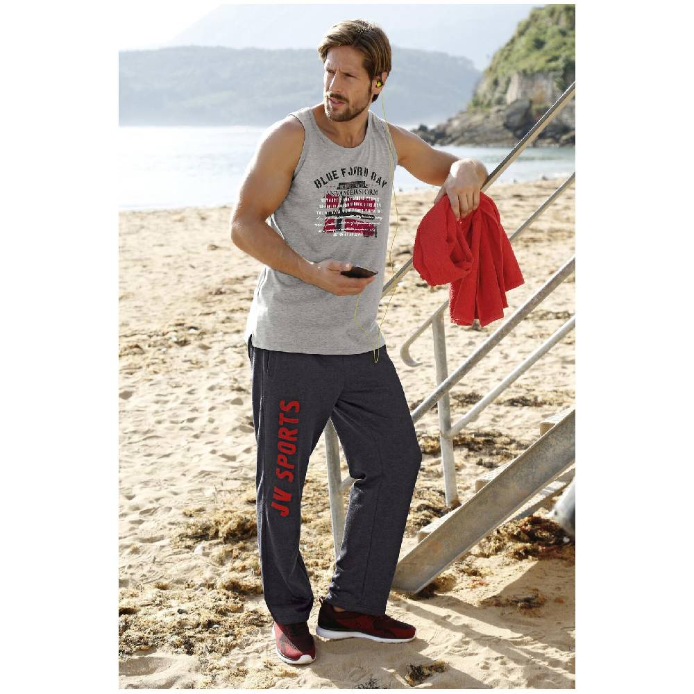 Jan Vanderstorm Tanktop OLOF Grau Melange