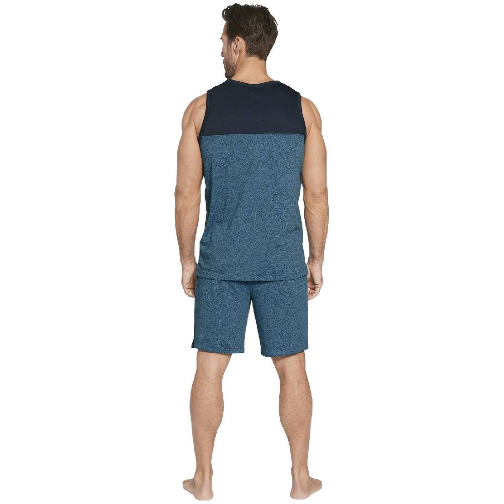 Jan Vanderstorm Tanktop REYNER Petrol Melange