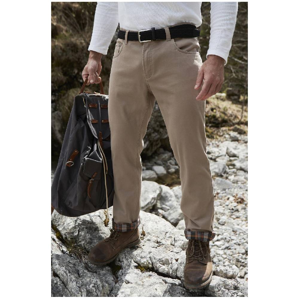 Jan Vanderstorm Thermohose FRANKU Hellbraun