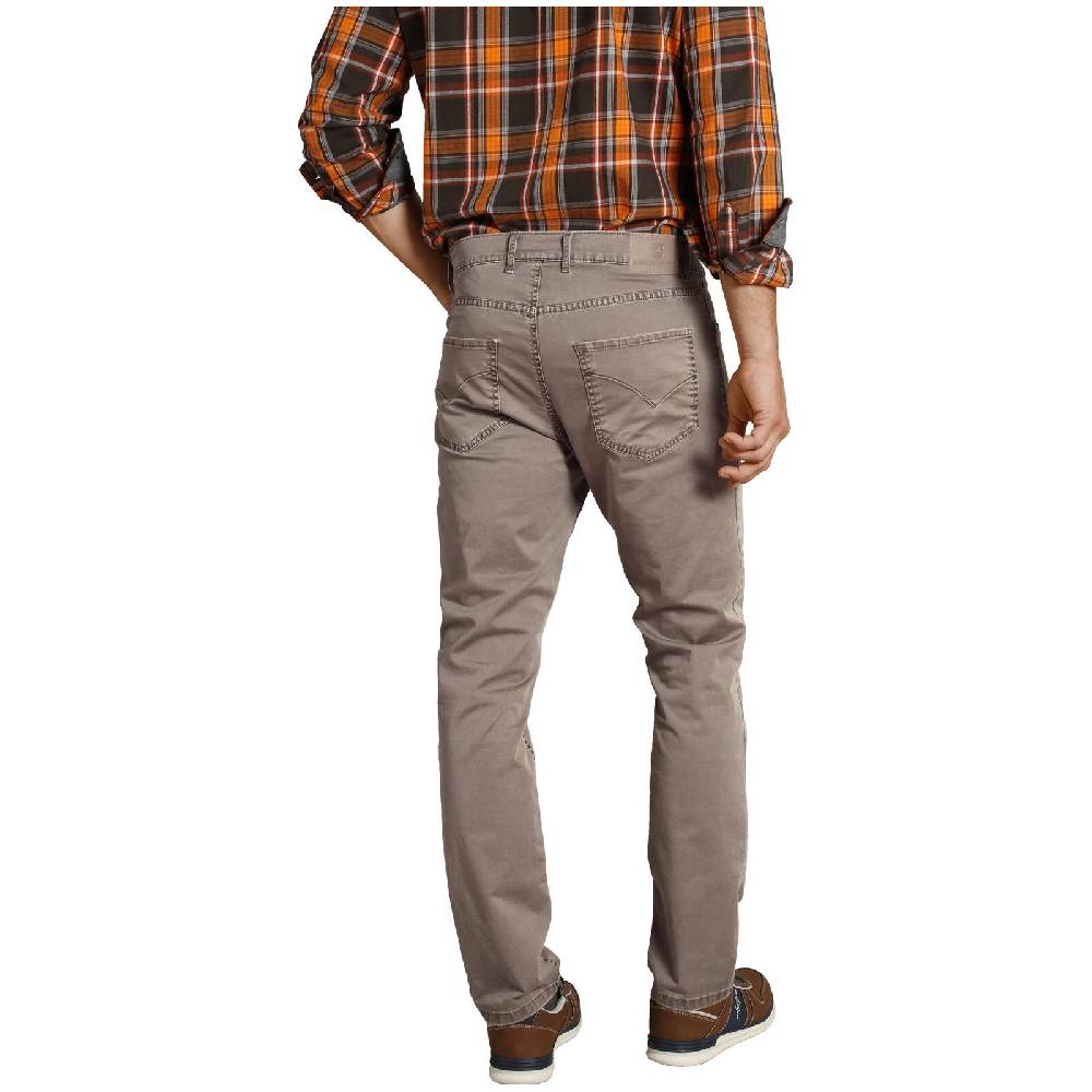 Jan Vanderstorm Tiefbundhose AKSEL Braun