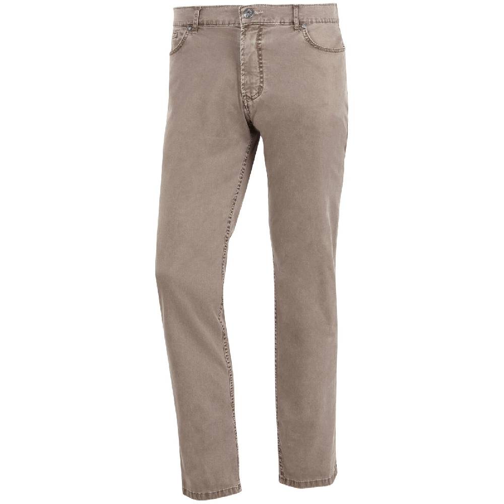 Jan Vanderstorm Tiefbundhose AKSEL braun