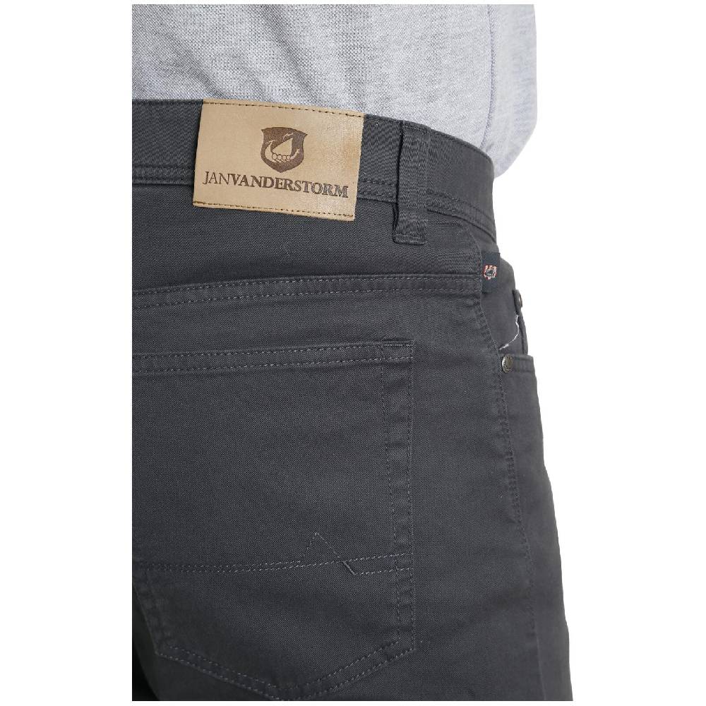 Jan Vanderstorm Tiefbundhose FALENTIN Dunkelgrau