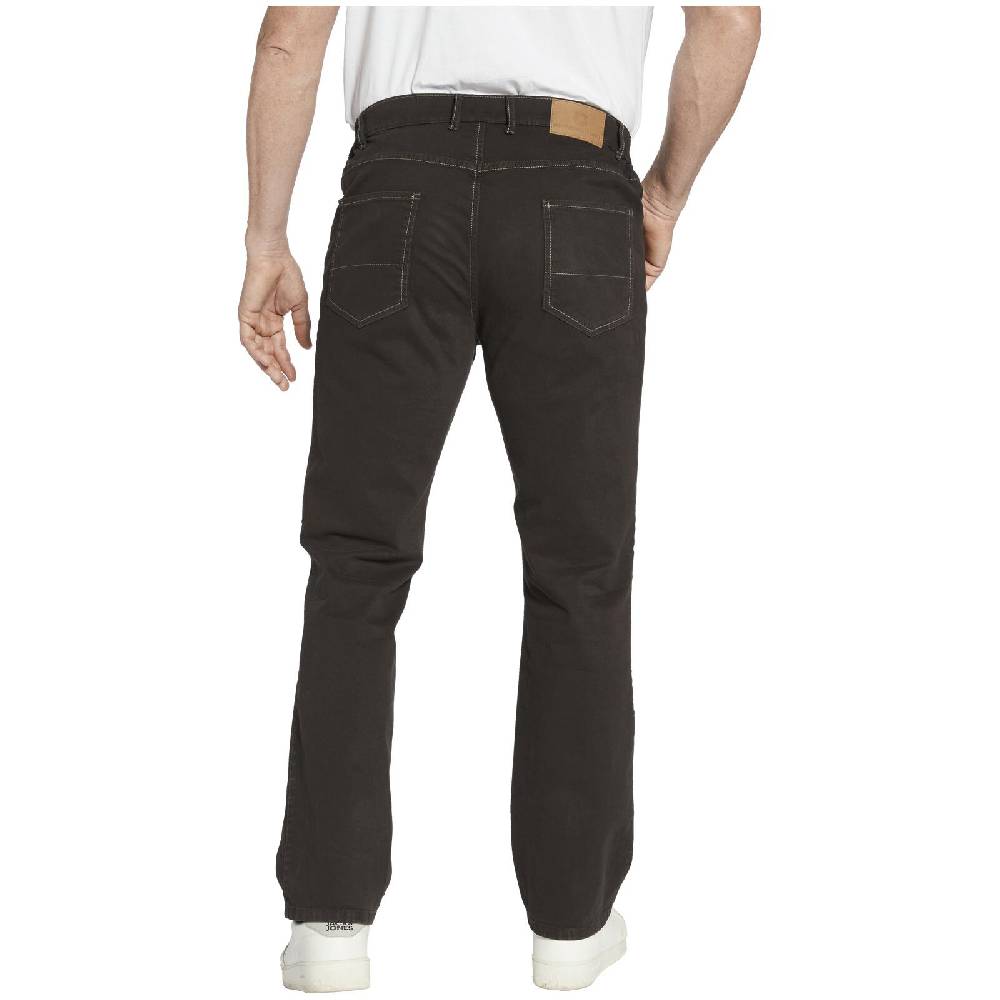 Jan Vanderstorm Tiefbundhose FIETE Dunkelbraun