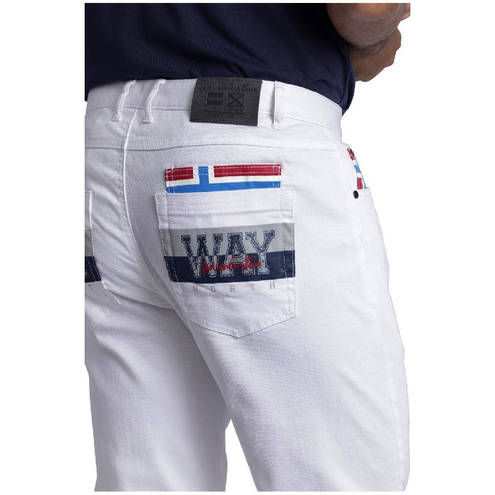 Jan Vanderstorm Tiefbundhose GUNTRAM Weiß