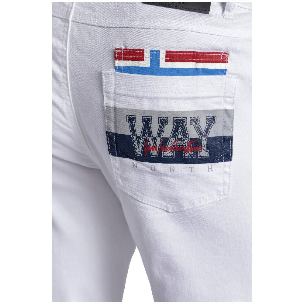 Jan Vanderstorm Tiefbundhose GUNTRAM Weiß