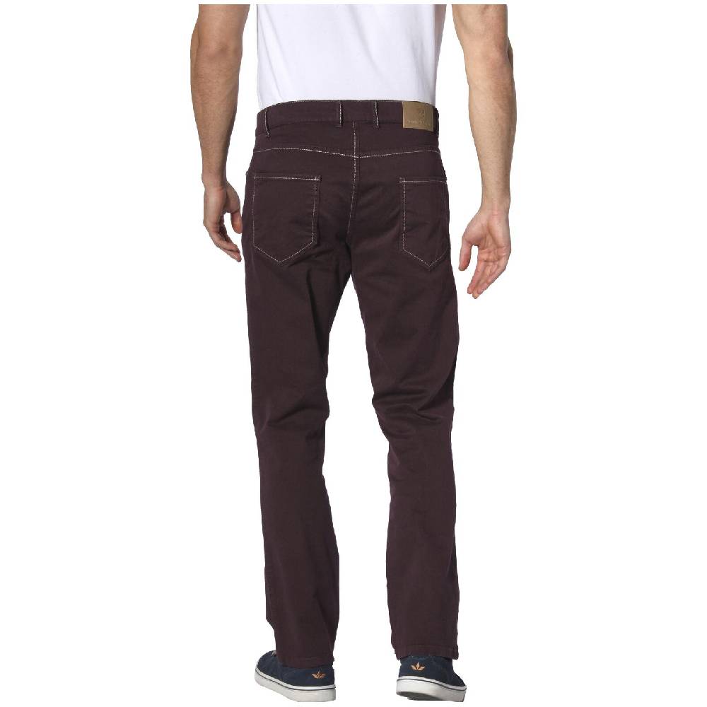 Jan Vanderstorm Tiefbundhose RALUNDE Dunkelrot