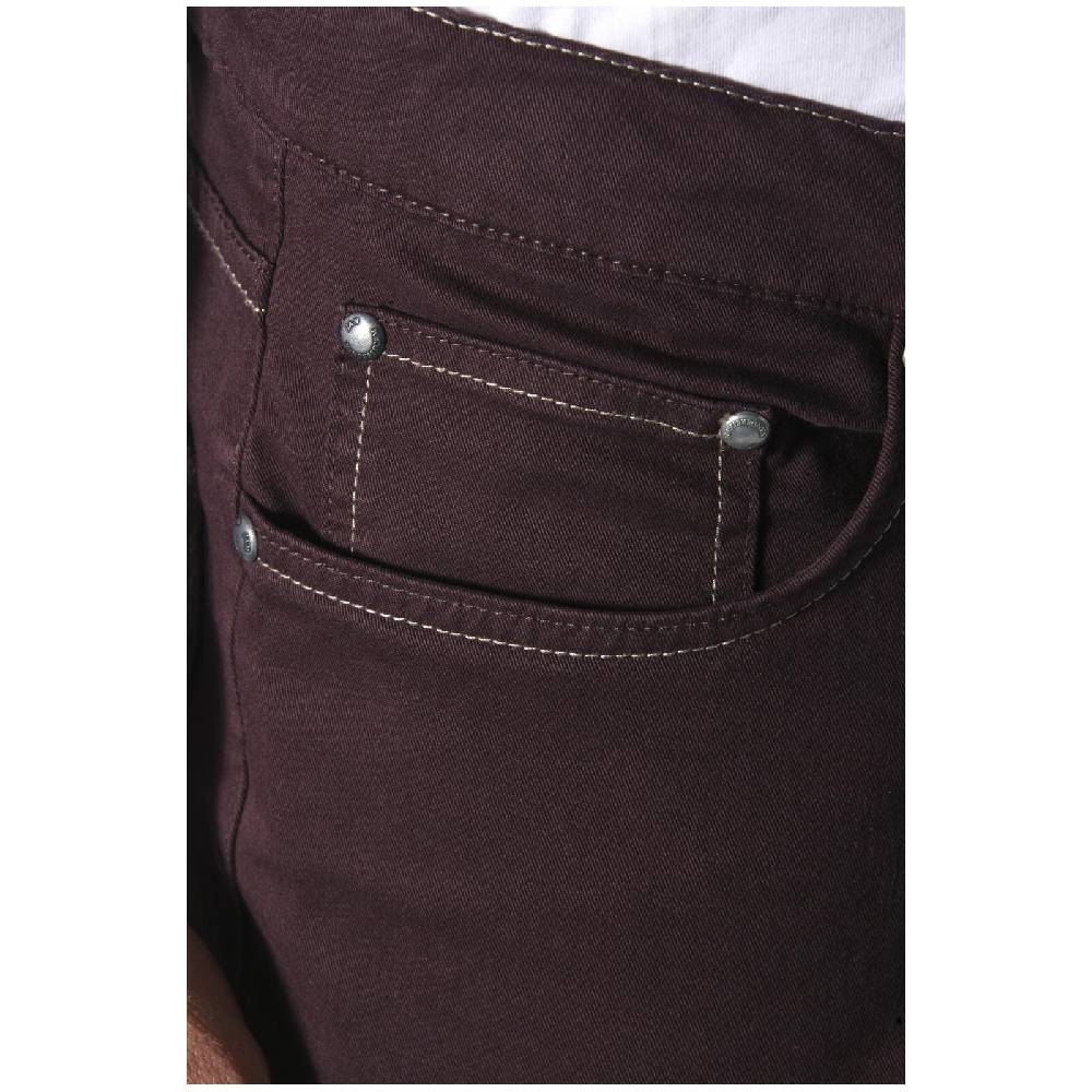 Jan Vanderstorm Tiefbundhose RALUNDE Dunkelrot