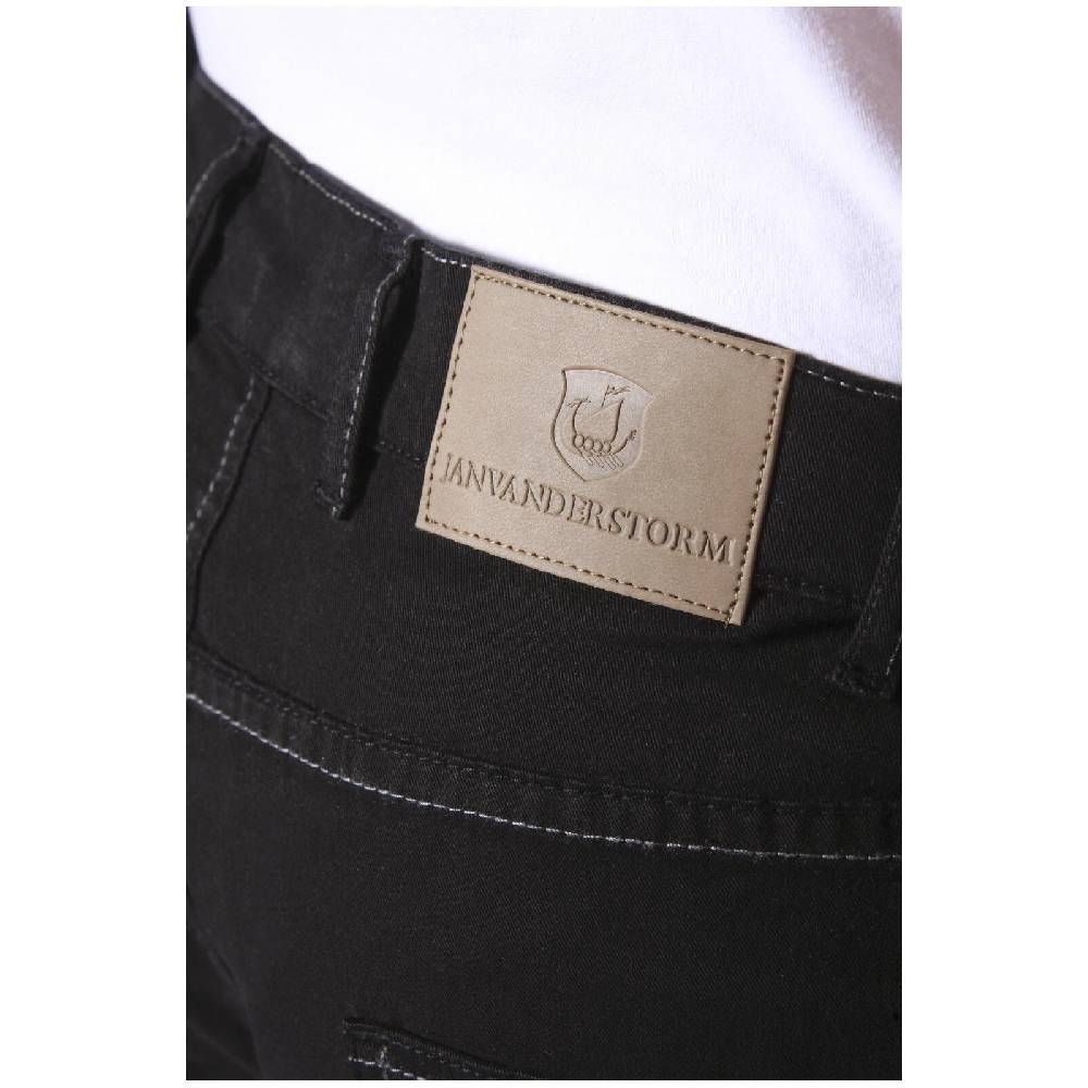 Jan Vanderstorm Tiefbundhose SKANNI Schwarz