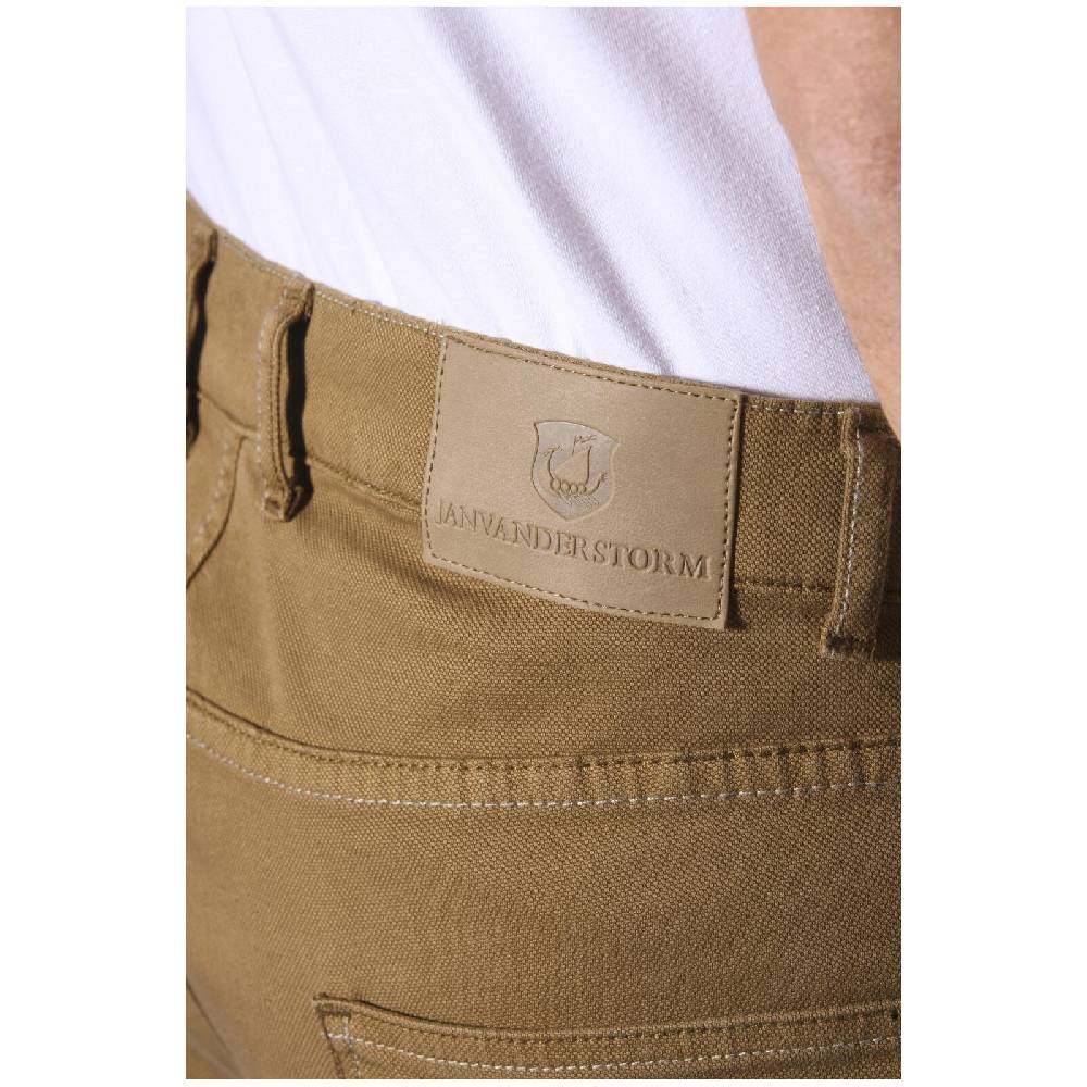 Jan Vanderstorm Tiefbundhose TARJE Cognac