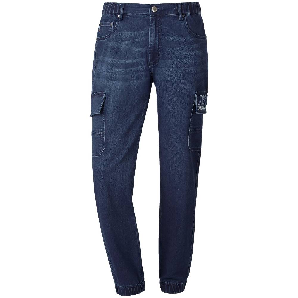 Jan Vanderstorm Tiefbundjeans ARNOR dunkelblau