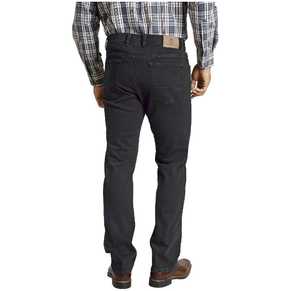 Jan Vanderstorm Tiefbundjeans DINES Schwarz