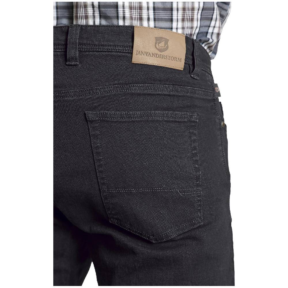Jan Vanderstorm Tiefbundjeans DINES Schwarz