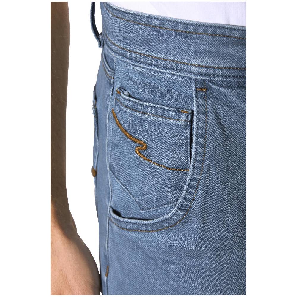 Jan Vanderstorm Tiefbundjeans HEMAL Hellblau