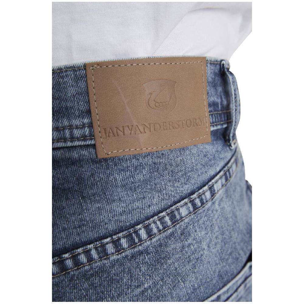 Jan Vanderstorm Tiefbundjeans INO Blau