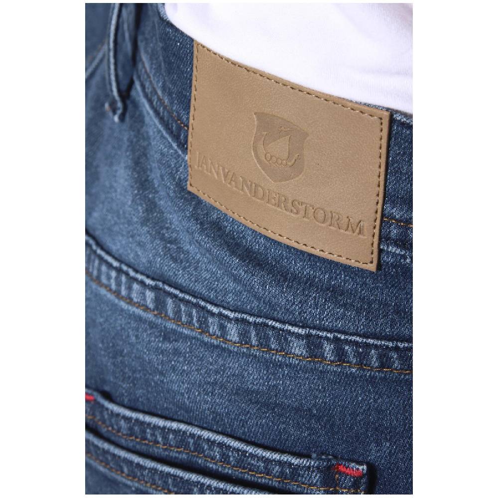 Jan Vanderstorm Tiefbundjeans JAAME Blau