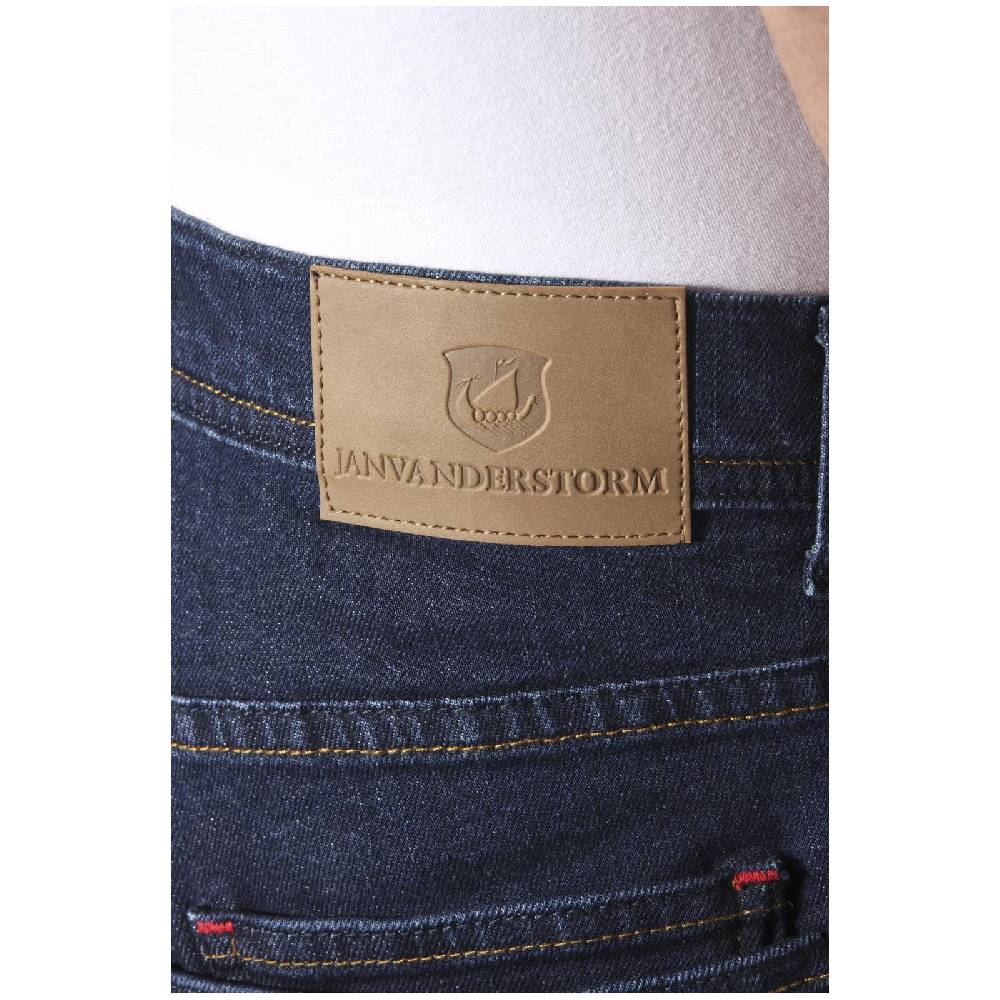 Jan Vanderstorm Tiefbundjeans JAAME Dunkelblau