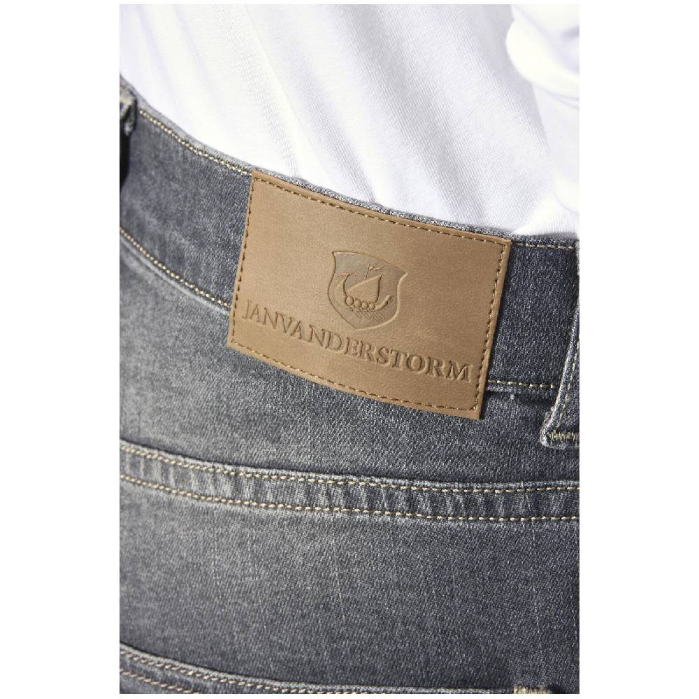 Jan Vanderstorm Tiefbundjeans JOEL Grau
