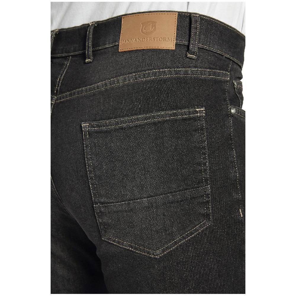 Jan Vanderstorm Tiefbundjeans JOEL Schwarz