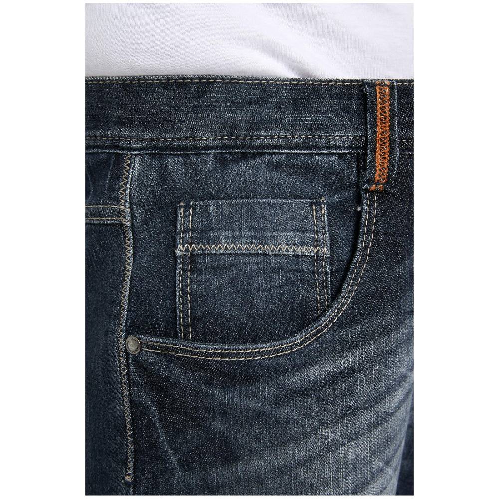 Jan Vanderstorm Tiefbundjeans JURIEN Dunkelblau