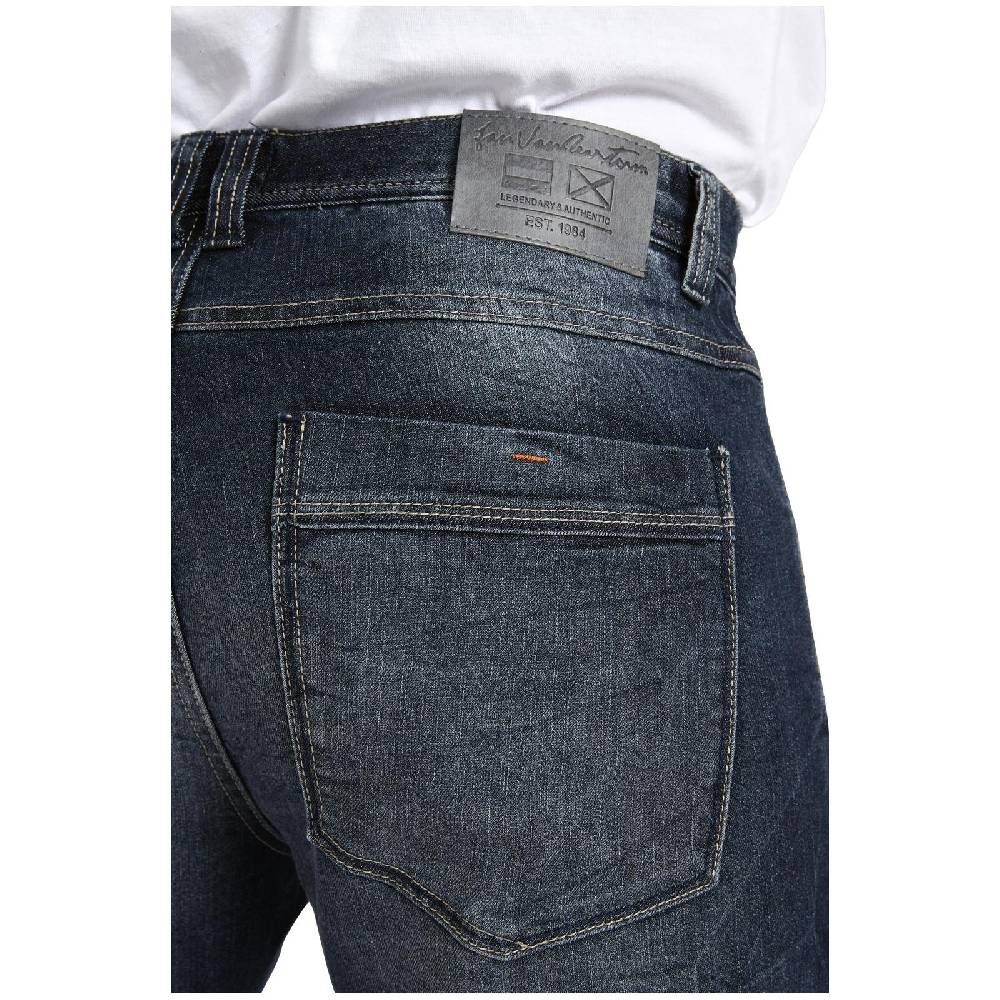 Jan Vanderstorm Tiefbundjeans JURIEN Dunkelblau