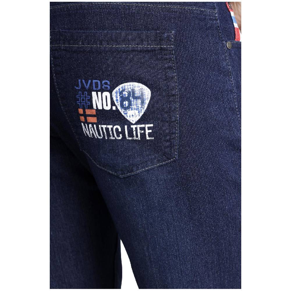 Jan Vanderstorm Tiefbundjeans LANNIE Dunkelblau