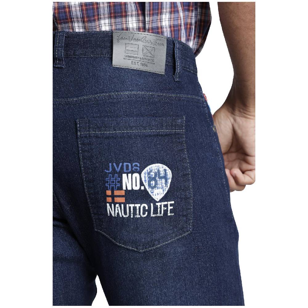 Jan Vanderstorm Tiefbundjeans LANNIE Dunkelblau