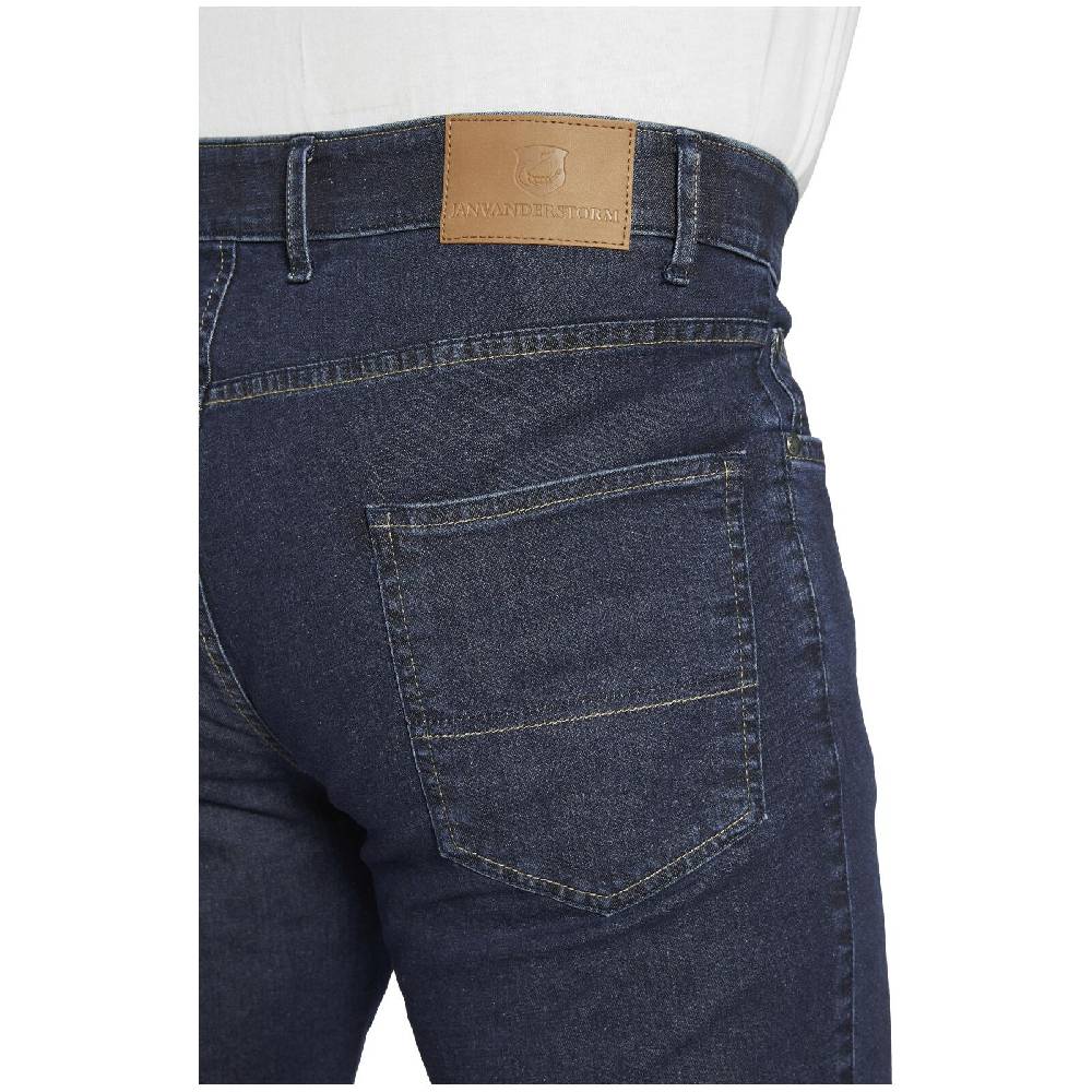 Jan Vanderstorm Tiefbundjeans ODGARD Dunkelblau