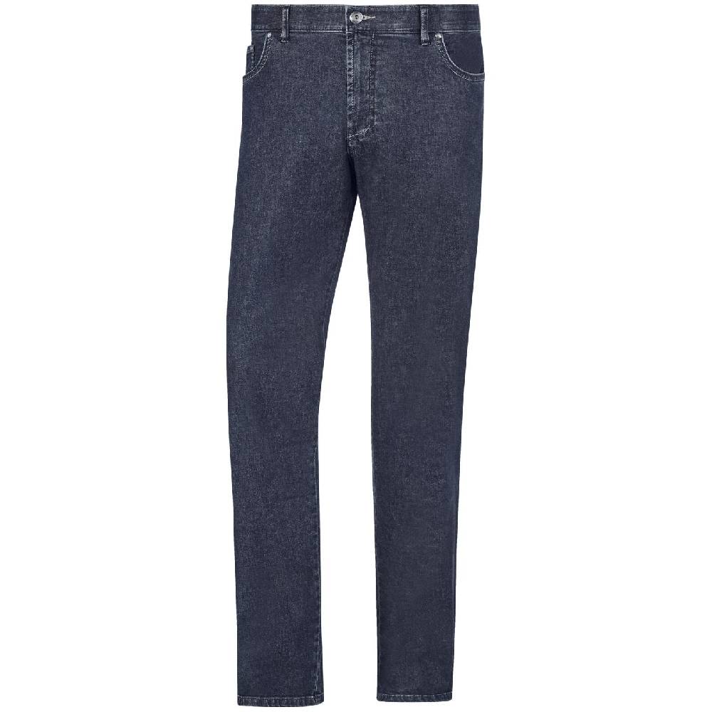 Jan Vanderstorm Tiefbundjeans ODGARD dunkelblau
