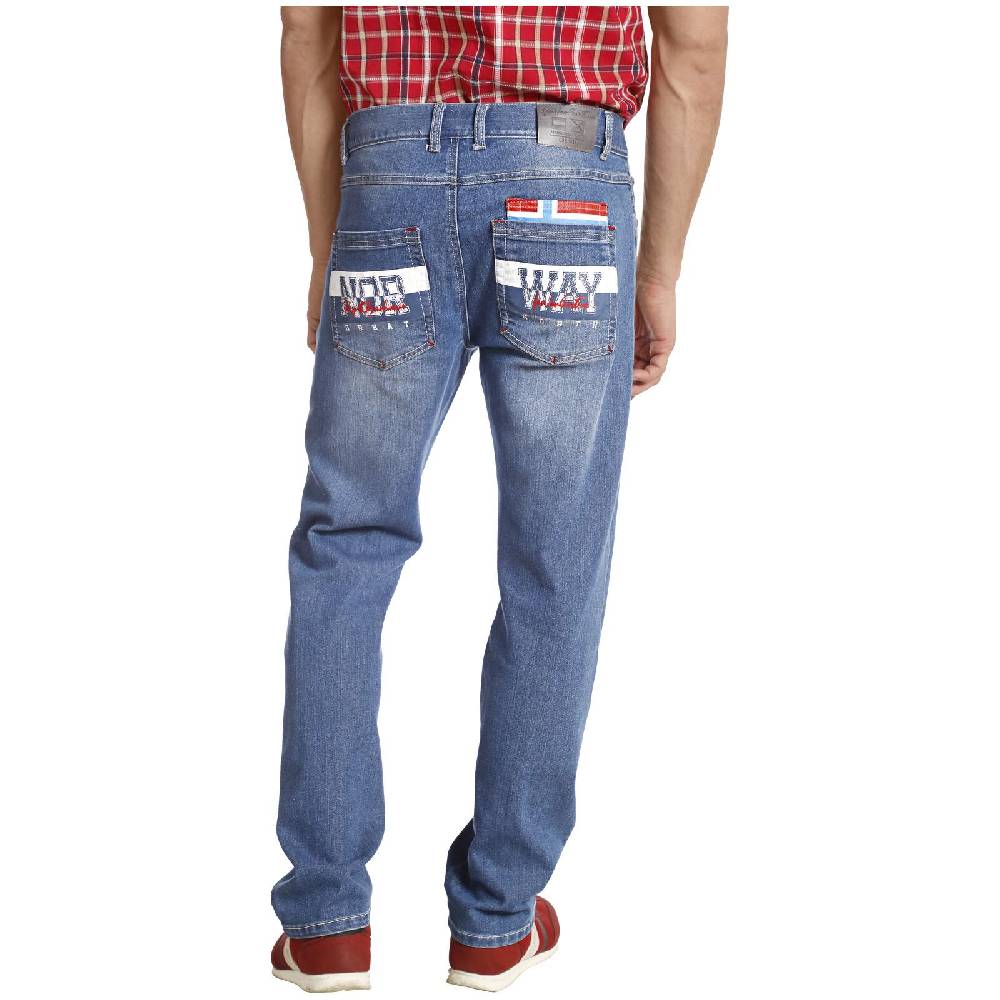 Jan Vanderstorm Tiefbundjeans SAKU Blau