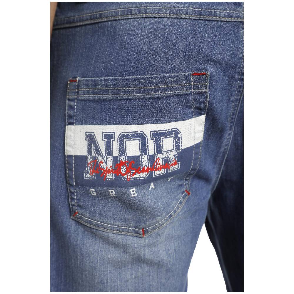 Jan Vanderstorm Tiefbundjeans SAKU Blau