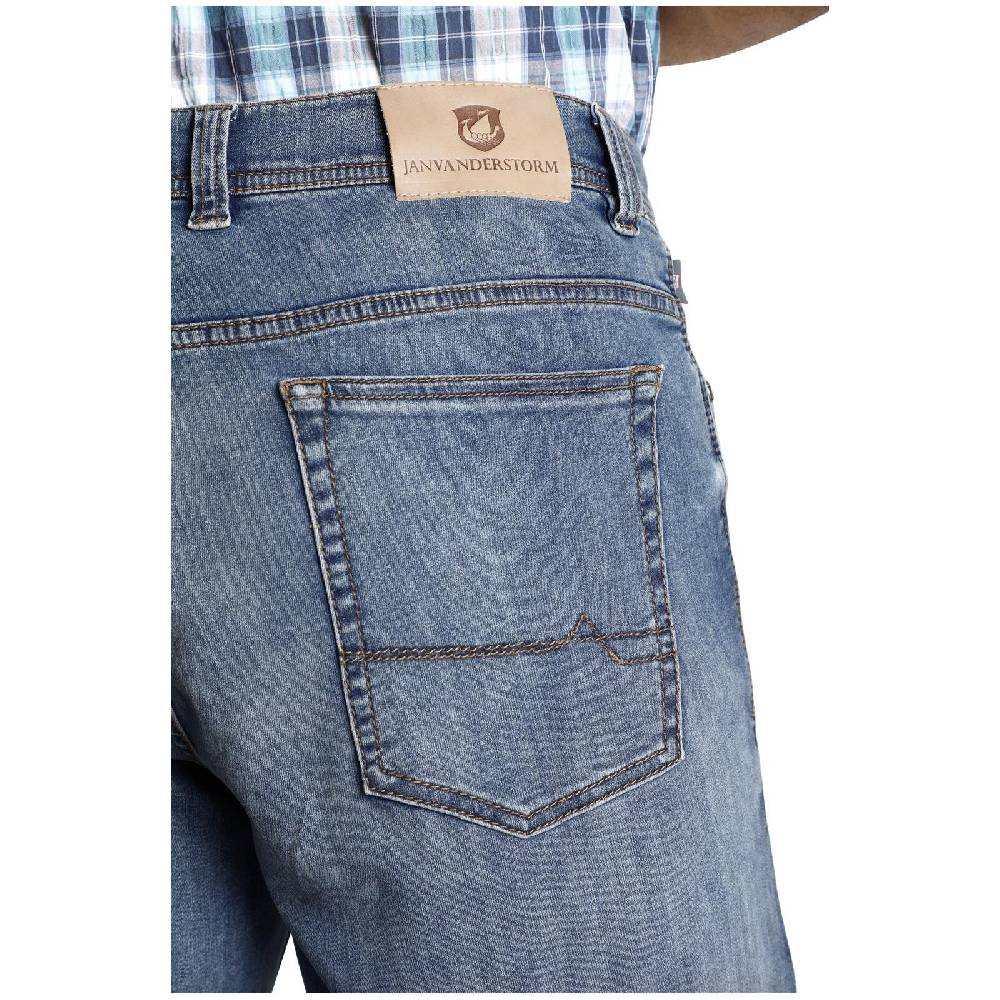 Jan Vanderstorm Tiefbundjeans TUMAN Hellblau