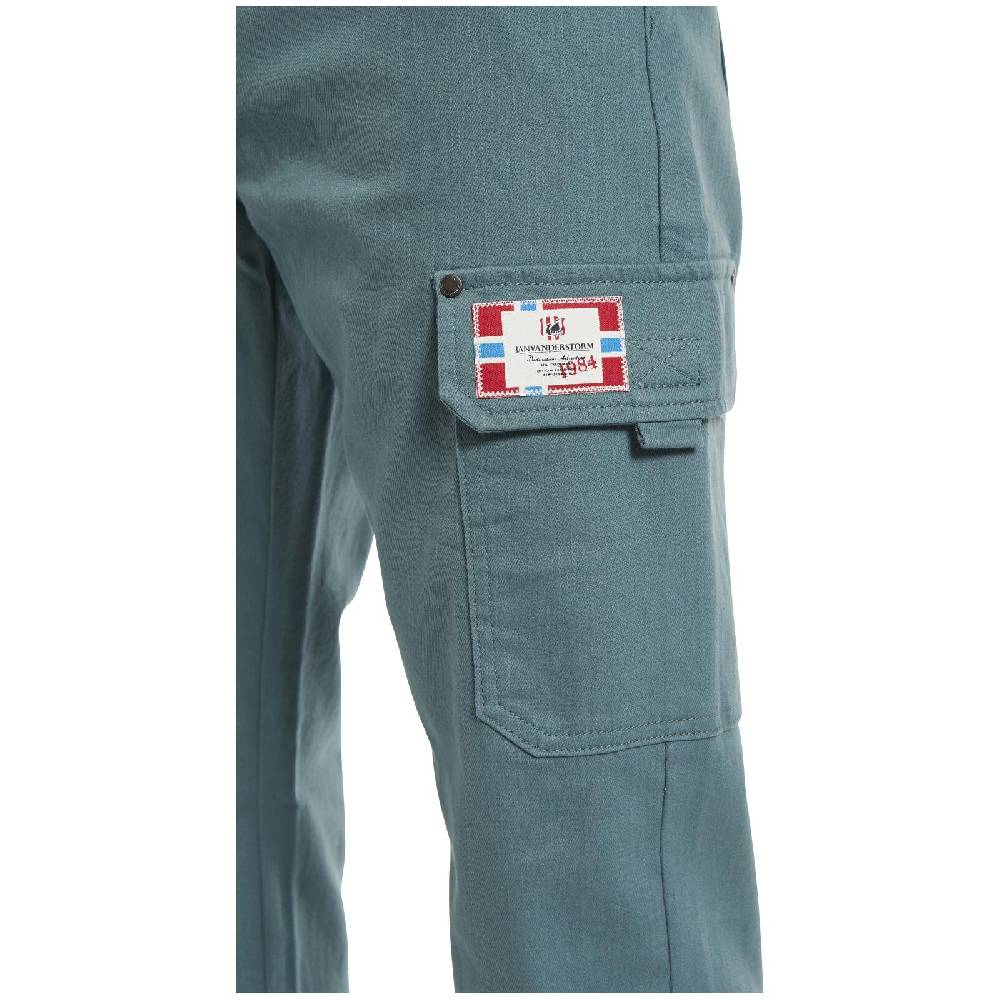 Jan Vanderstorm Tiefbundjeans TUURE Grün