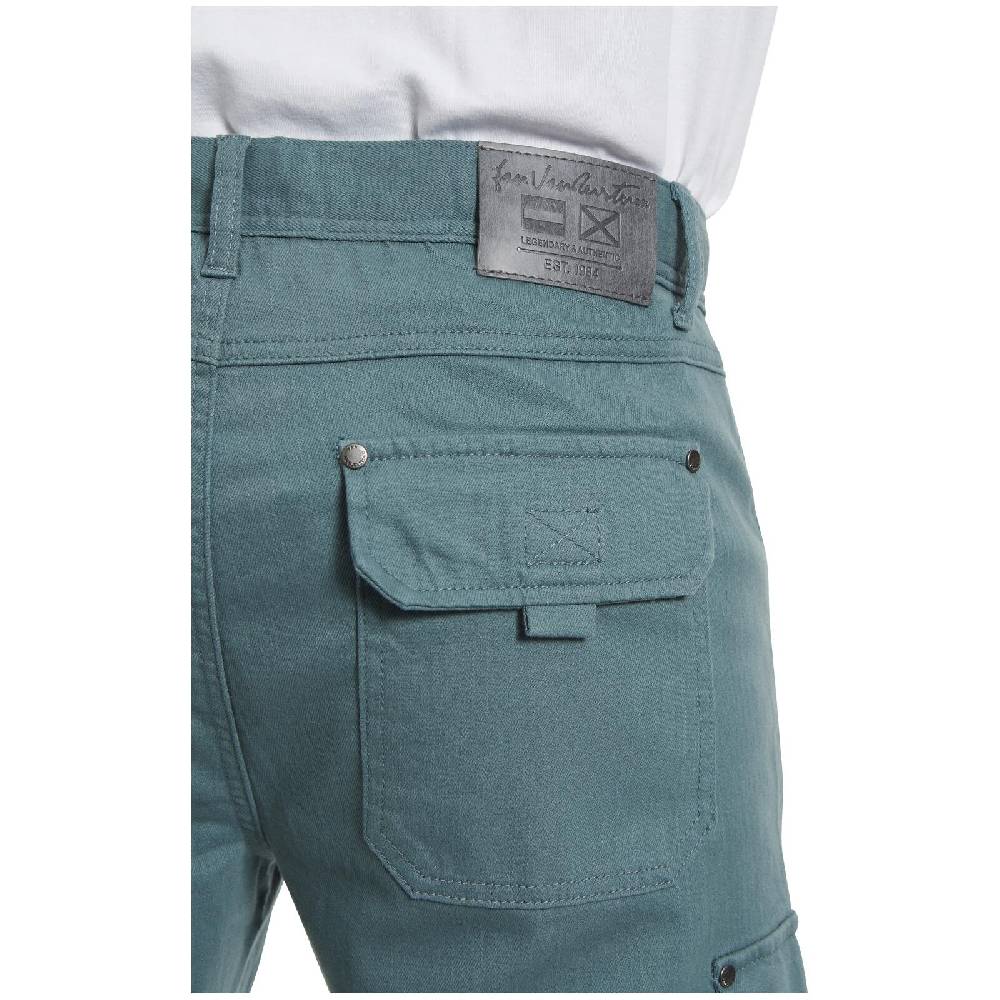 Jan Vanderstorm Tiefbundjeans TUURE Grün