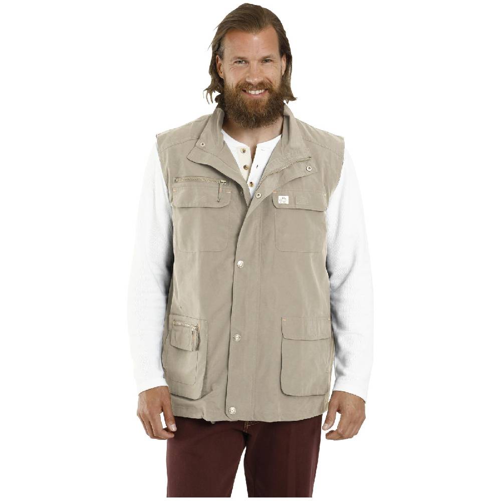 Jan Vanderstorm Trekking Weste HELMBOT Beige