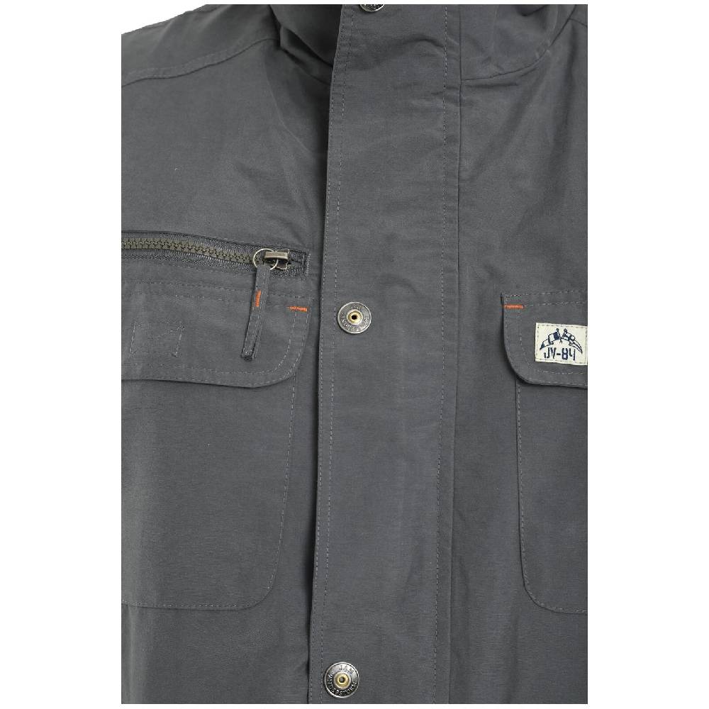 Jan Vanderstorm Trekking Weste HELMBOT Dunkelgrau