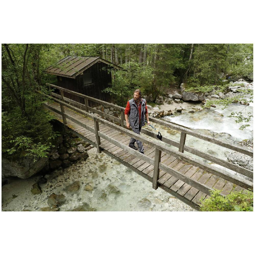 Jan Vanderstorm Trekking Weste HELMBOT Dunkelgrau