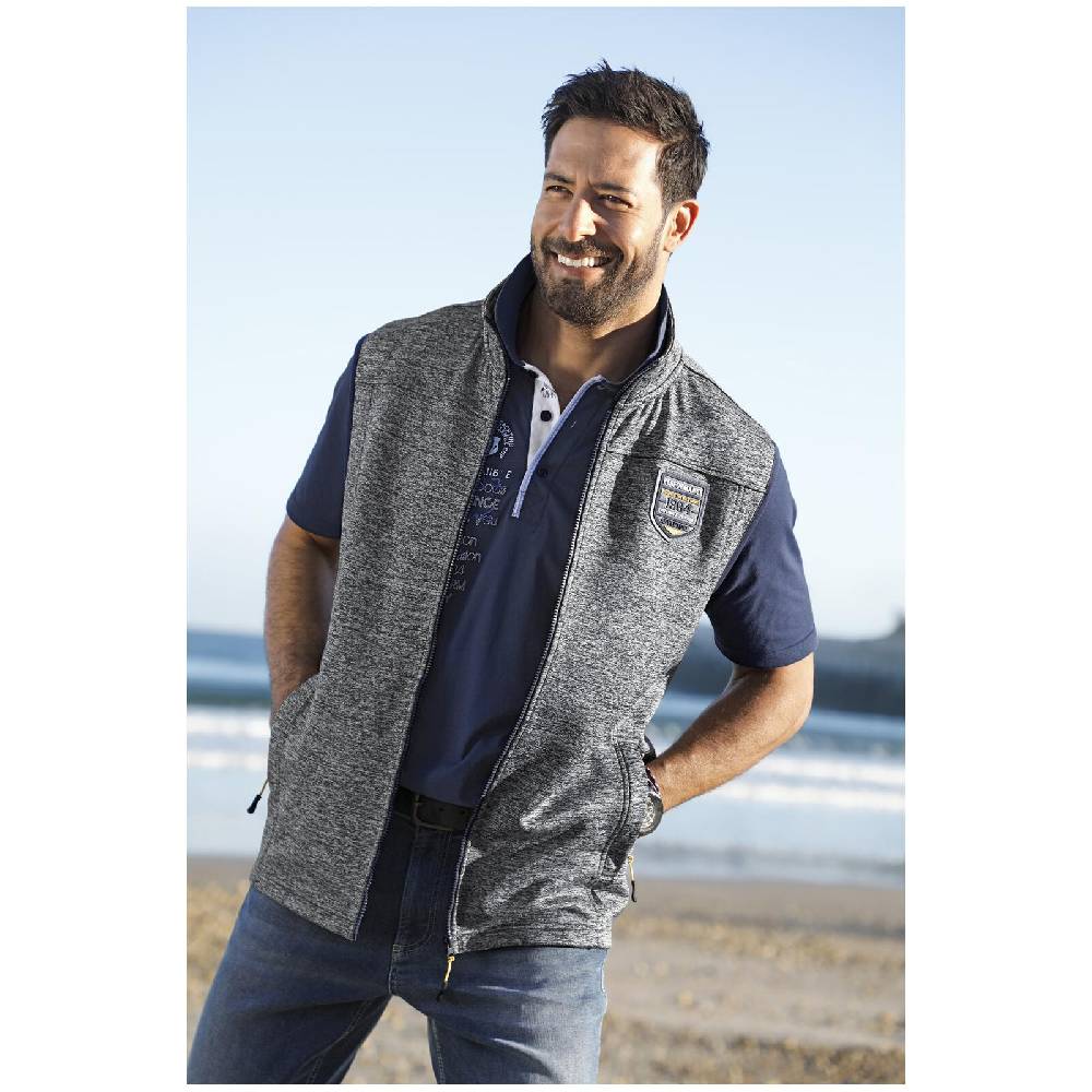 Jan Vanderstorm Weste MALDEVIN Grau Melange