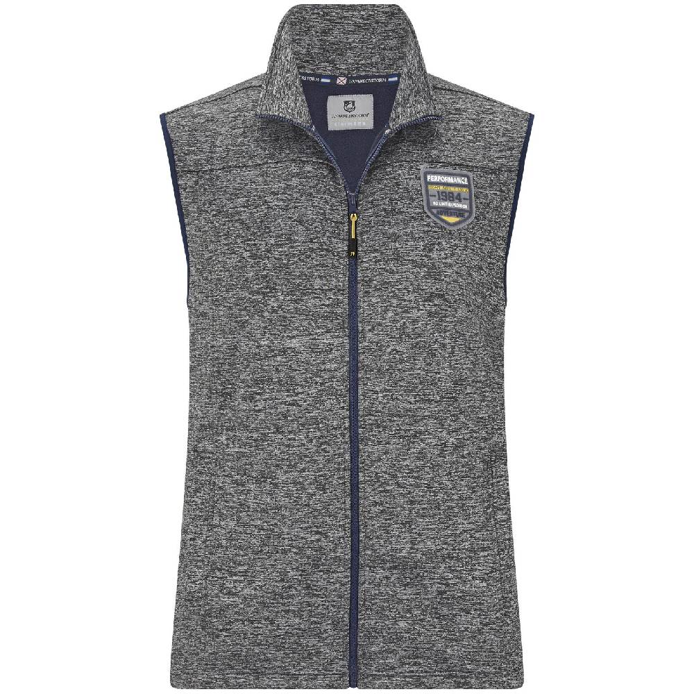 Jan Vanderstorm Weste MALDEVIN grau melange