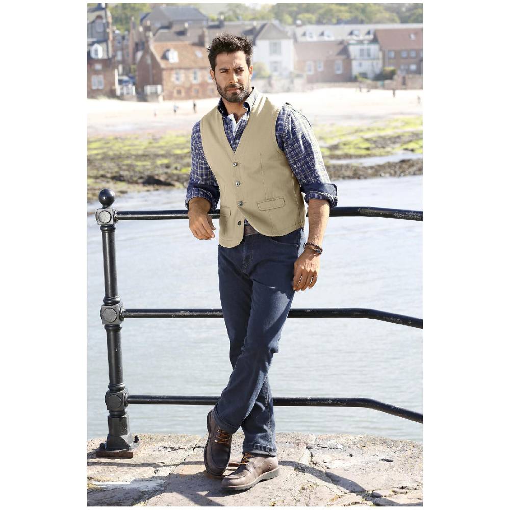 Jan Vanderstorm Weste TORELL Beige