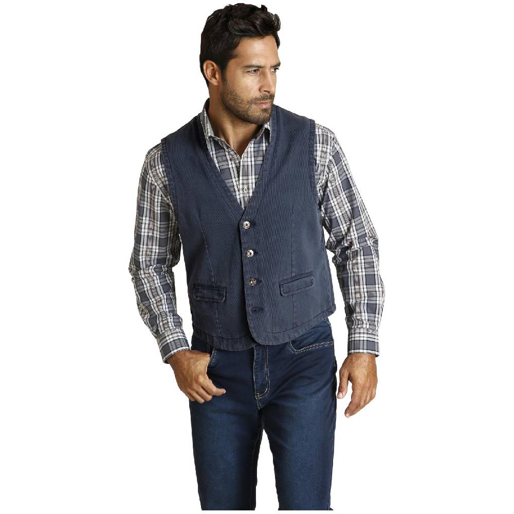 Jan Vanderstorm Weste TORELL Blau