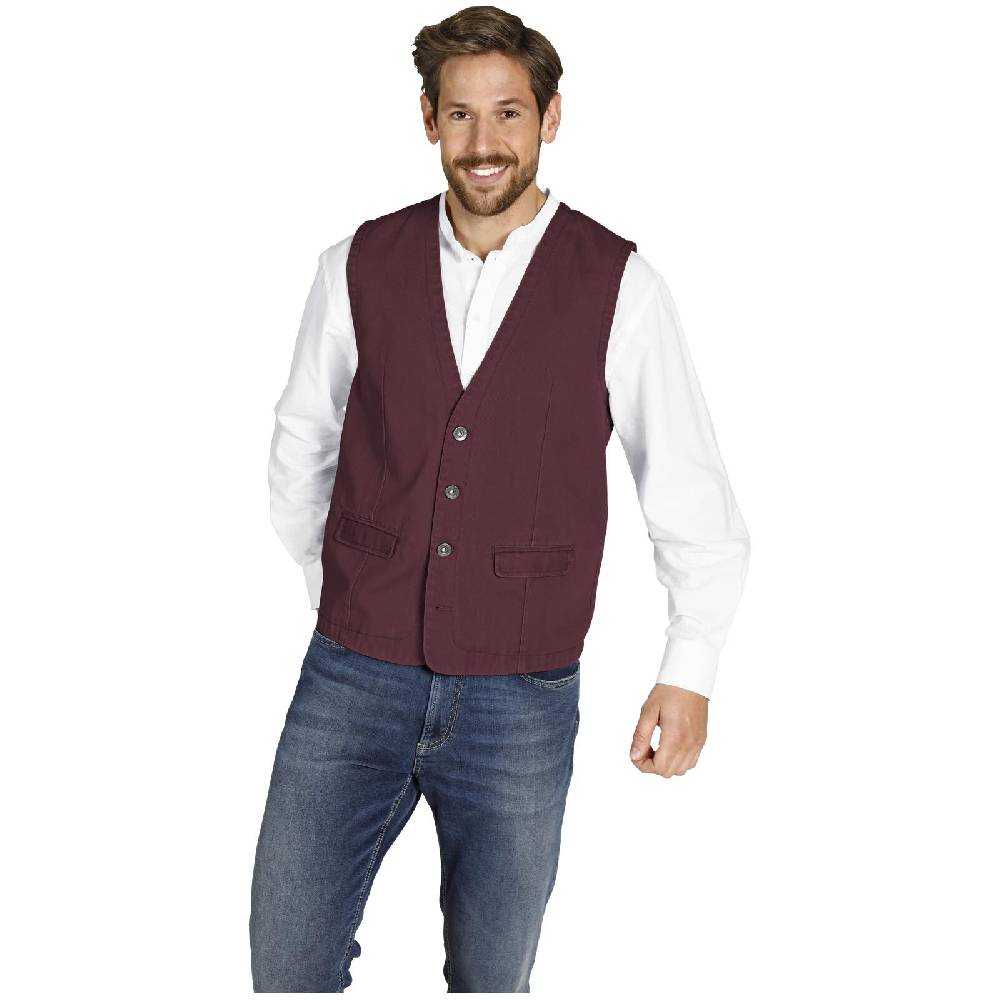 Jan Vanderstorm Weste TORELL Dunkelrot