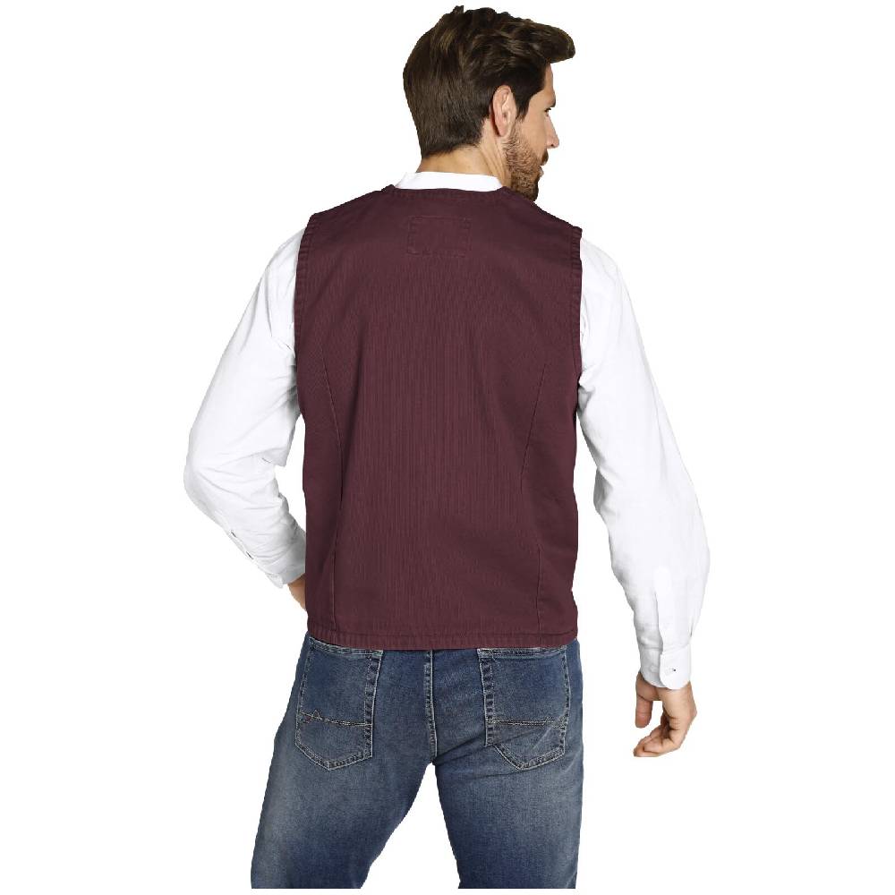 Jan Vanderstorm Weste TORELL Dunkelrot