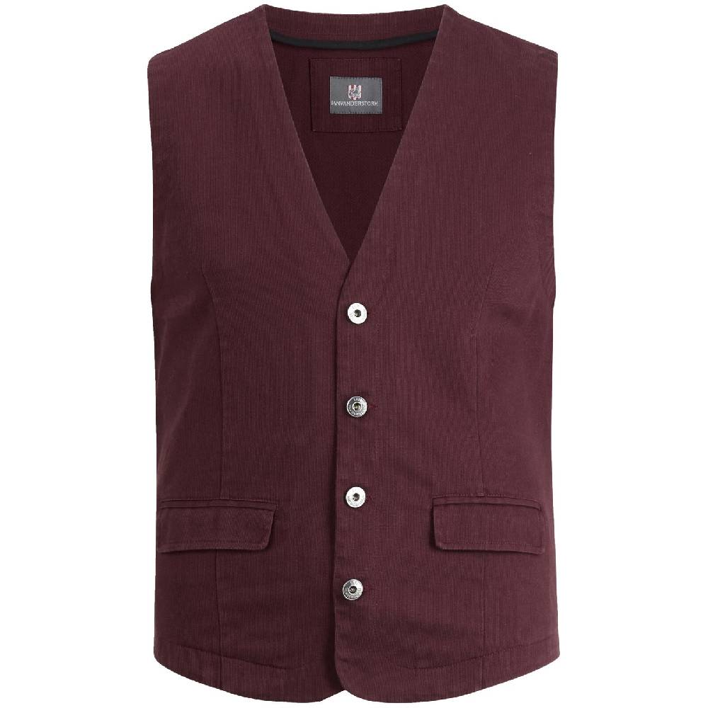 Jan Vanderstorm Weste TORELL dunkelrot