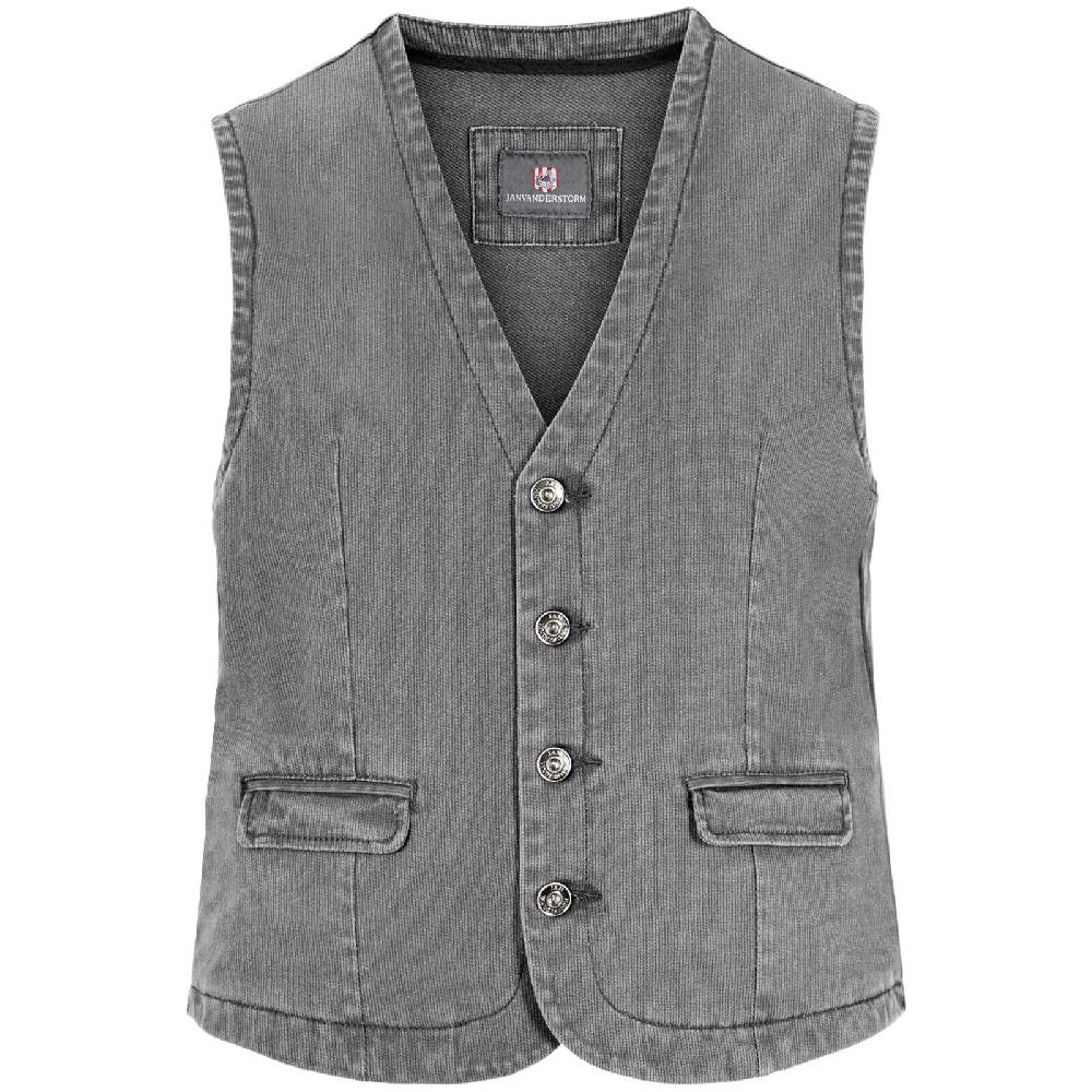 Jan Vanderstorm Weste TORELL grau