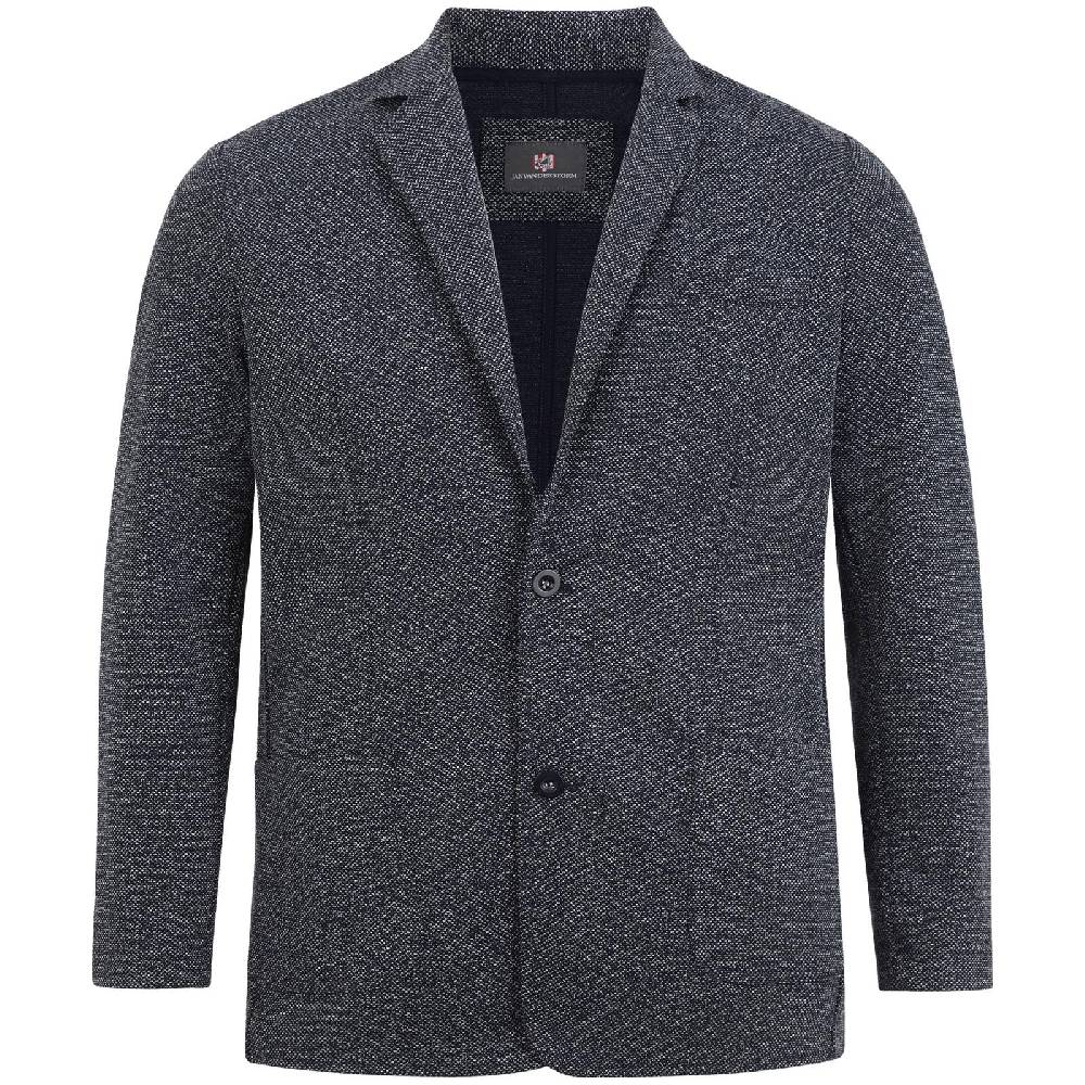 Jan Vanderstorm Jersey-Sakko ALBIN dunkelblau melange