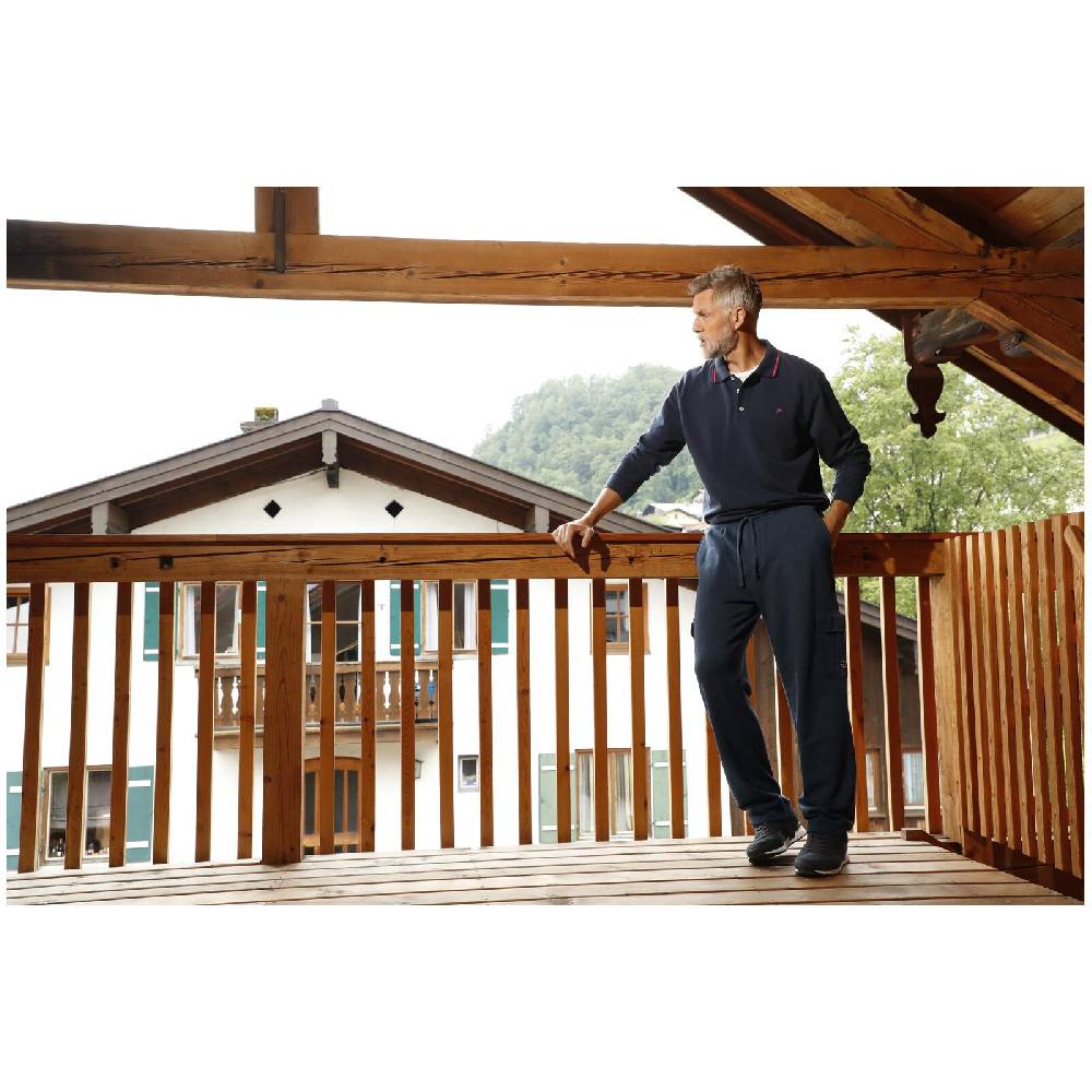 Jan Vanderstorm Jogginghose VALEN Dunkelgrau Melange