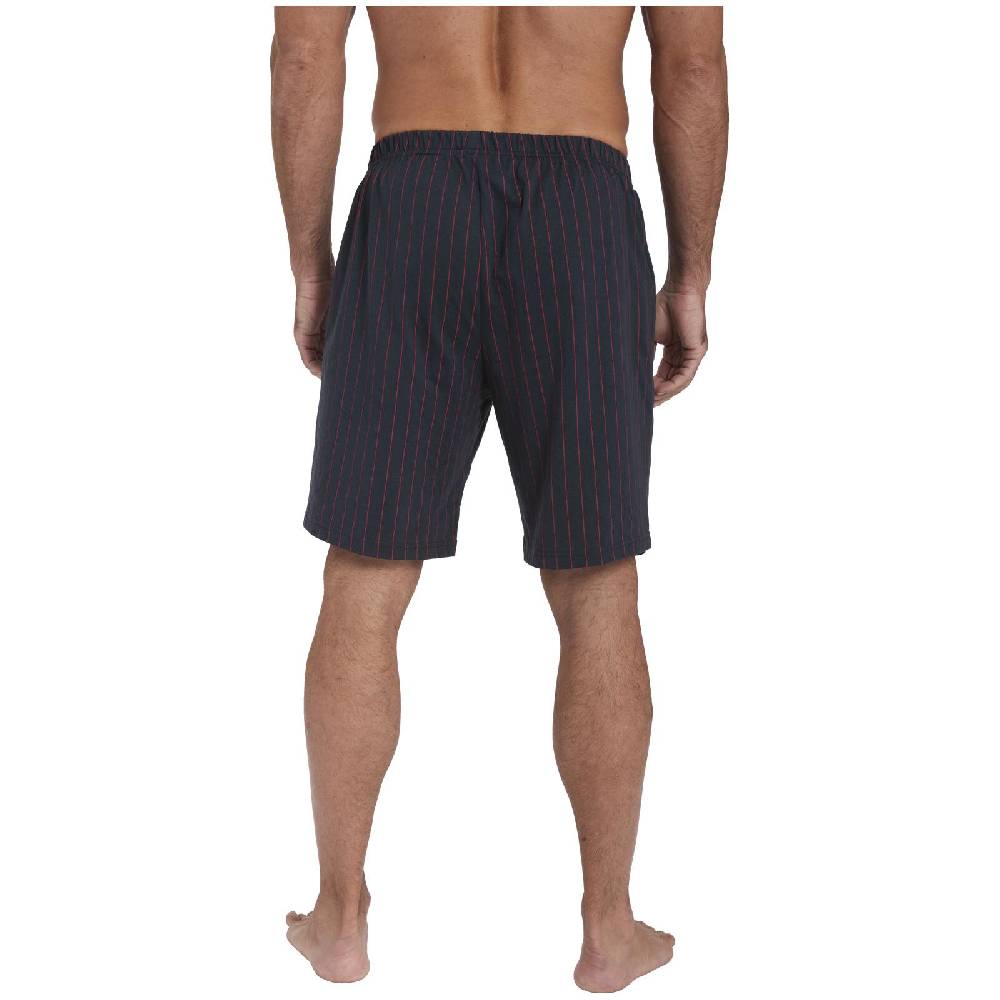 Jan Vanderstorm Kurze Schlafhose BARO Dunkelblau Gestreift