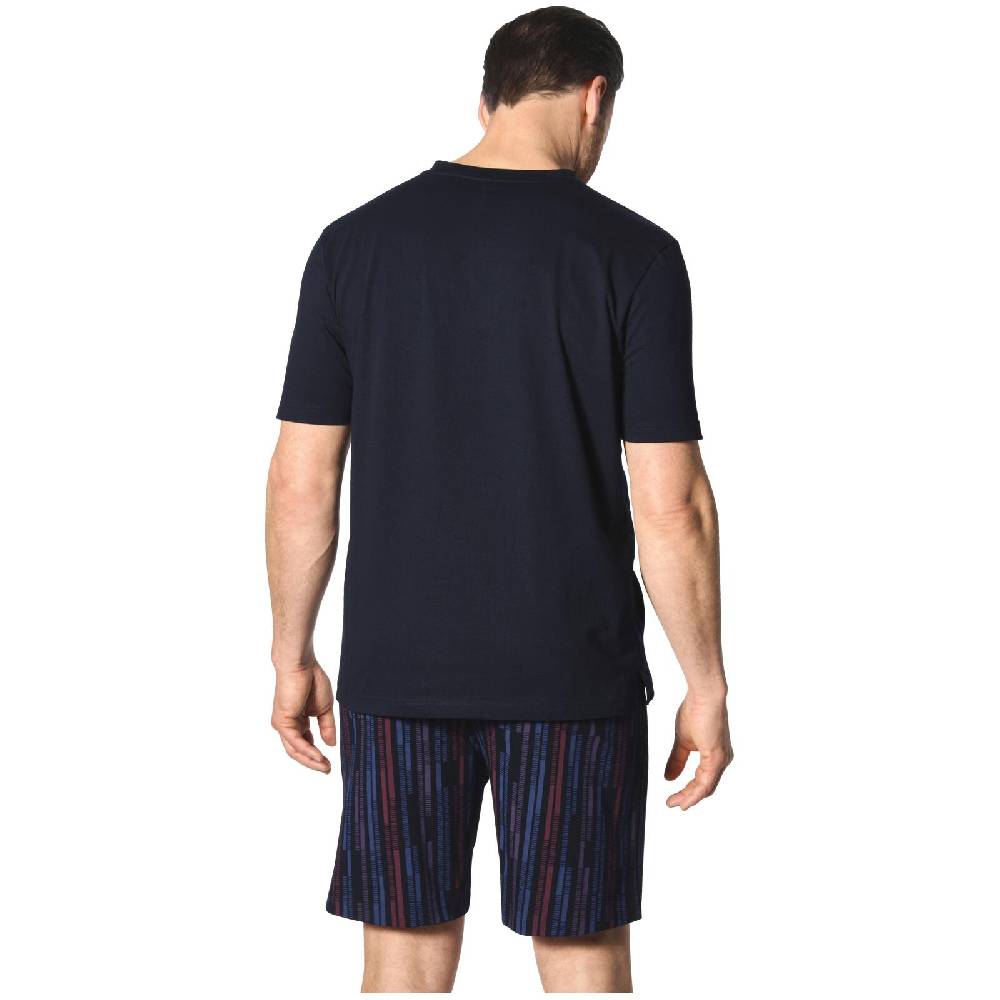 Jan Vanderstorm Kurze Schlafhose LIFSTEN Dunkelblau